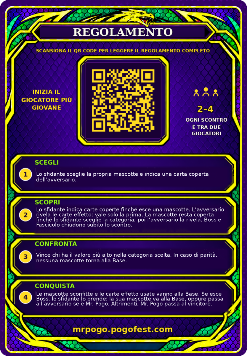 Carta Base del Drago Nascente — retro